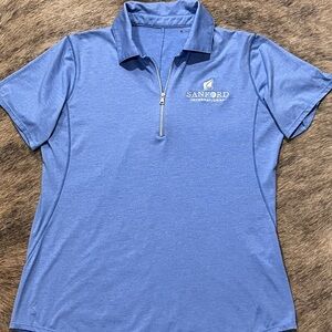 Sanford International Quarter-Zip Polo | Small | Baby Blue